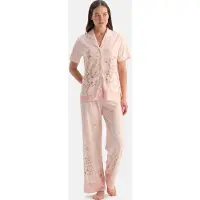 Dagi Pyjamas lysebrun / oliven / lyserød / rosé