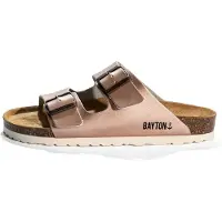 Bayton Pantoletter 'ATLAS' gammelrosa / sort