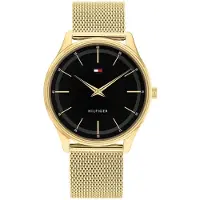 Tommy Hilfiger Herreur 1710469 Classic Sort/Stål Ø40 mm
