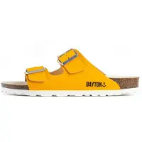 Bayton Pantoletter 'Atlas' beige / gul / sort / hvid