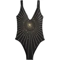 Rockett St George Badedragt guld / sort