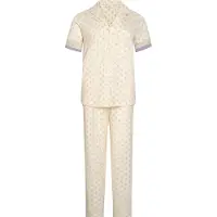 Dagi Pyjamas beige / creme / pastelblå