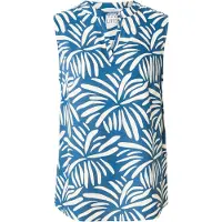 Zabaione Bluse 'Iv44anka' safir / uldhvid
