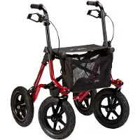 Dietz Taima XC rollator - med store luftfyldte hjul - Udendørs rollator