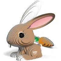 Eugy Rabbit 3D-puslespil 39-delt milj?venlige p?dagogiske leget?jspuslespil til drenge, piger og b?rn i alderen 6+