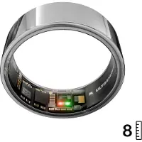 Ultrahuman Ring Air - 8 - smart ring - Bluetooth - 2.8 g - Space-sølv