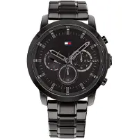 Tommy Hilfiger Herreur 1791795 Jameson Sort/Stål Ø46 mm