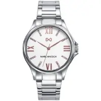 Mark Maddox Dameur MM7145-03 Tooting Hvid/Stål Ø37 mm