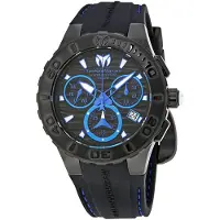 TechnoMarine Herreur TM-115080 Sort/Gummi Ø44 mm