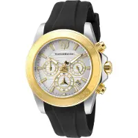 TechnoMarine Herreur TM-219033 Sølvfarvet/Gummi Ø42 mm