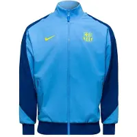 Nike Jacket Fc Barcelona 25/26 Strike Anthem - Blue, størrelse Medium