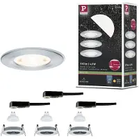 Paulmann 92309 Nova LED-indbygningslys GU10 4.9 W Aluminium (drejet)