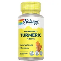 Solaray Turmeric Fermenteret 100 kapsler