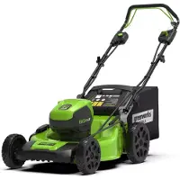 Greenworks GD60LM51SP, Skubbe plæneklipper, 1200 m², 51 cm, 2,5 cm, 8 cm, 55 L