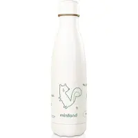 Miniland Sæt Med Bestik Og Bandana Natur Bottle Chip