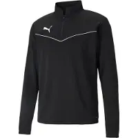 Puma Sportsweatshirt 'TeamRise' sort / hvid