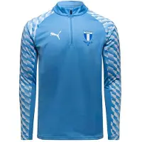 Puma Træningstrøje teamLIGA26 1/4 Lynlås - Blå/Hvid, størrelse XX-Large