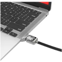 Compulocks Group Compulocks MacBook Air 2019-2022 Lock Adapter With Keyed Lock - Sikkerhedskabelslås - sølv - for MacBook Air 13,3