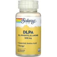 Solaray Dlpa Dl-phenylalanin 500mg 60 Enheder