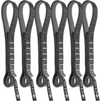 Black Diamond - Klatreslynger - Standard Dogbone 16 cm 6 Pack til Unisex - Hvid