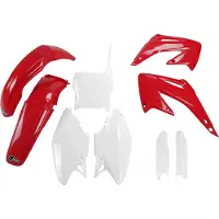 Ufo Honda Cr 125/250 2004-2004 Hokit102f-999 Fork Protectors & Plastikkit