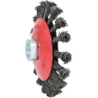 Ks Tools Rundbørste med kugletråd 0,5 mm 115 mm KS