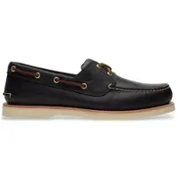 Timberland Timberlandtil mænd. TB0A2NUPEP81 Crafted bådjakke til mænd i sort (41 W), Læder, Fast, Blonder, Casual