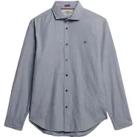 Superdry Cut Away Poplin Skjorte Med Lange ærmer