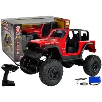 Leantoys Lean Sport 2.4G rød fjernstyret jeep-terrænbil
