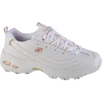 SKECHERS Skecherstil kvinder. 11931 Træningssko D'Lites Fresh Start hvid (39), Læder, Blonder, Casual