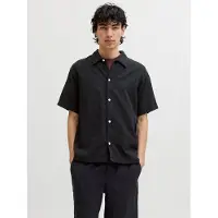 Jack & Jones Montauk Wavy Texture Kortærmet Skjorte