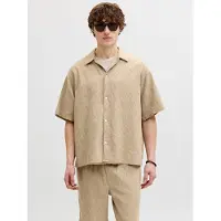 Jack & Jones Montauk Wavy Texture Kortærmet Skjorte