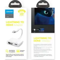 JOYROOM USB-adapter S-H141 USB-C - HDMI + USB-C hvid (6941237153449)