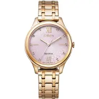 Citizen Dameur EM0503-75X Elegance Rosa/Rosaguldtonet stål Ø32 mm
