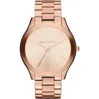 Michael Kors Dameur MK3197 Slim Runway Rosa guldfarvet/Rosaguldtonet