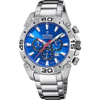 Festina Herreur F20543-2 Chrono Bike Blå/Stål Ø45.5 mm