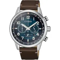 Citizen Herreur CA4420-13L Blå/Læder Ø43 mm