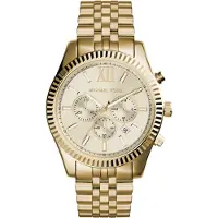 Michael Kors Ur - - Lexington MK8281 - Stål - Sort - Vandtæthed 5 Atm