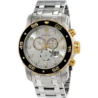 Invicta Herreur 80040 Pro Diver Sølvfarvet/Stål Ø48 mm