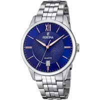 Festina Herreur F20425-5 Blå/Stål Ø43 mm