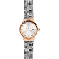Skagen Dameur SKW3025 Freja Lille Sølvfarvet/Rosaguldtonet stål
