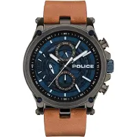 Police Herreur PEWJF2108601 Taman Blå/Læder Ø47 mm