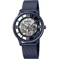 Festina Herreur F20574-1 Skeletskåret/Stål Ø42 mm