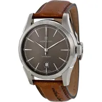 Hamilton Herreur H42415591 American Classic Timeless Grå/Læder Ø42