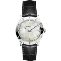 Versace Dameur VQA050017 Acorn Hvid/Læder Ø33 mm