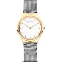 Bering Dameur 12131-010 Classic Hvid/Stål Ø30 mm