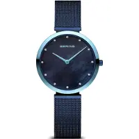 Bering Dameur 18132-398 Classic Blå/Stål Ø32 mm