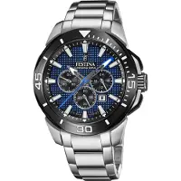 Festina Herreur F20641-2 Chrono Bike Blå/Stål Ø47 mm