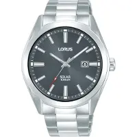 Lorus Herreur RX333AX9 Solar Sort/Stål Ø42 mm