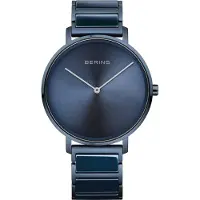 Bering Herreur 18539-797 Ceramic Blå/Stål Ø39 mm